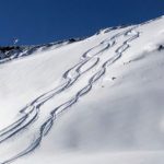 Off Piste ski tracks